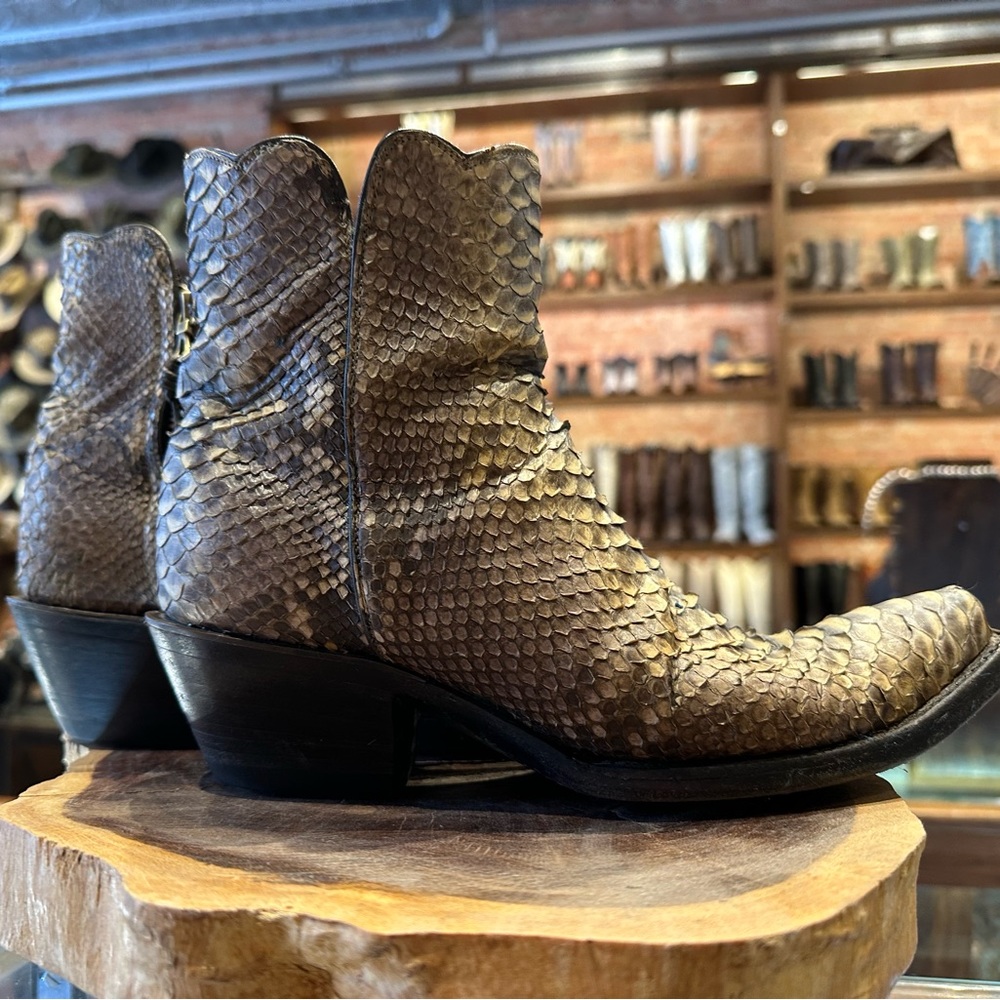 STALLION Women’s Eastern Blue Python ZORRO Boots